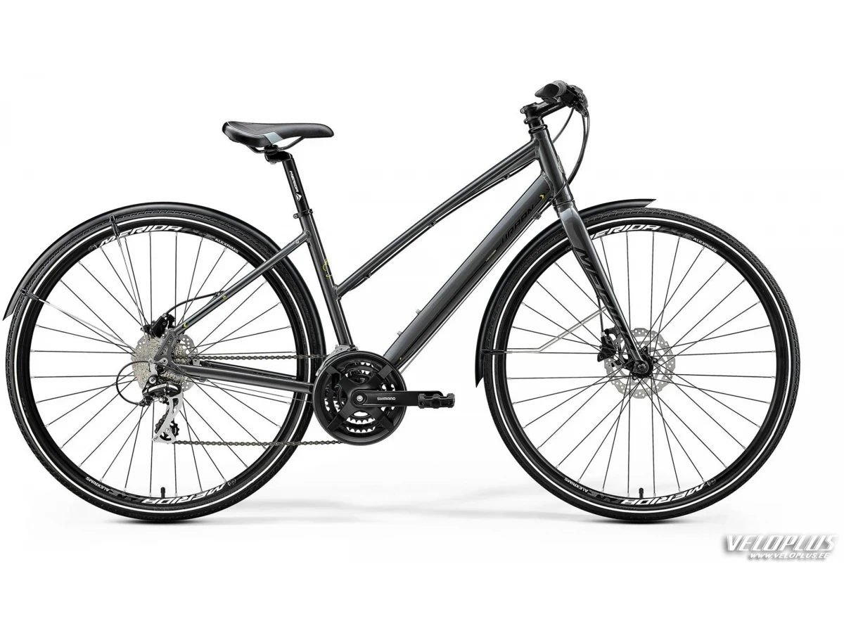 Ratas Merida Crossway Urban 20-Fed Lady M(50) tumehõbe(roheline)