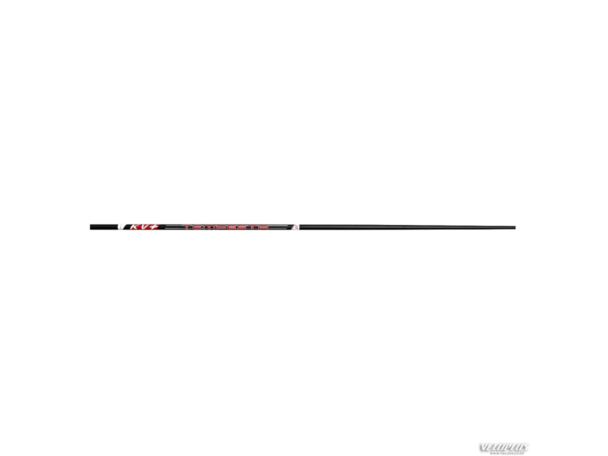 Ski poles spare shaft KV+ TEMPESTA 180cm black/red (1pc)