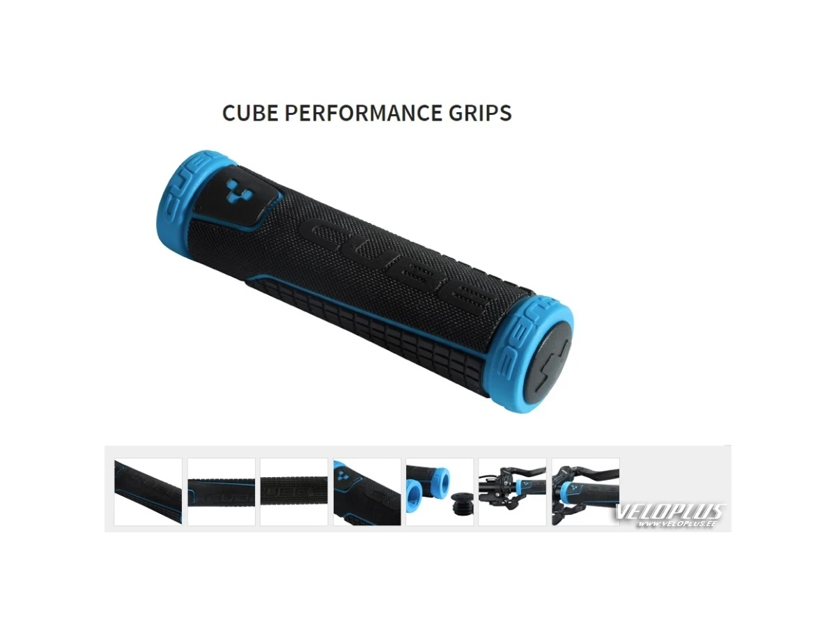 CUBE Performance Grips black-blue
