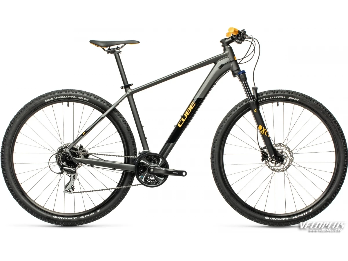 Ratas Cube Aim Race tumehall-oranž 17" / 29 / M