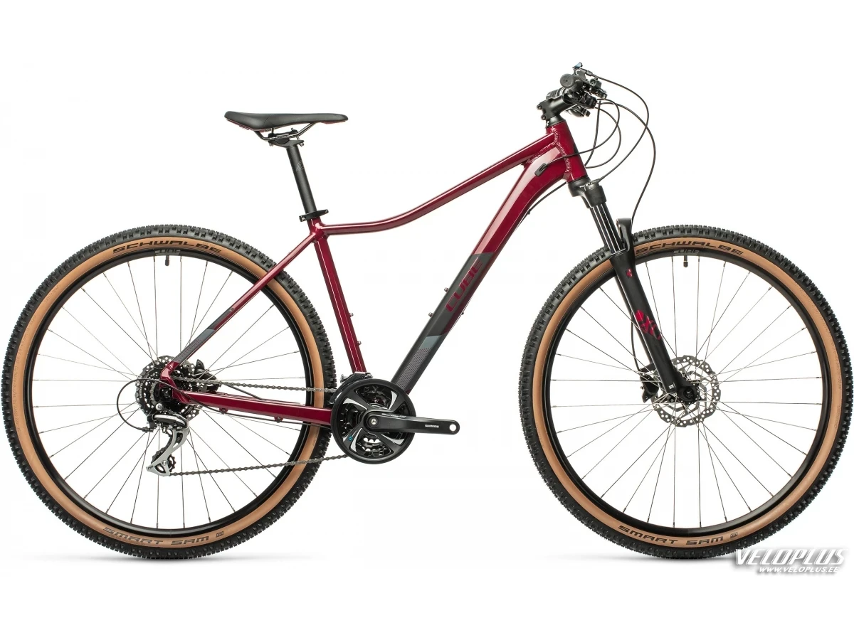 Ratas Cube Access WS Exc tumepunane-must 17" / 29 / M