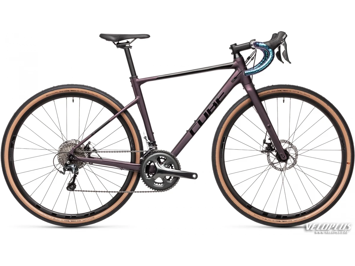 Ratas Cube Nuroad WS lilla-must 53 cm / S
