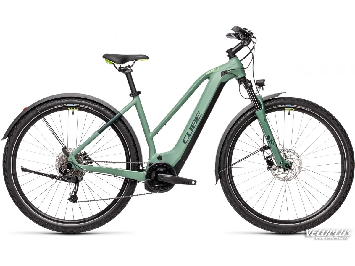 Bike Cube Nature Hybrid ONE 625 Allroad green-sharpgreen Trapeze 50 cm / S
