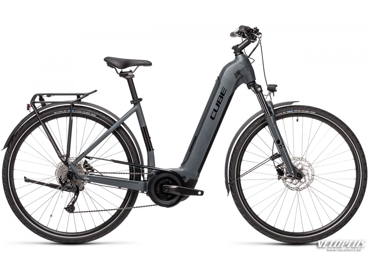 Ratas Cube Touring Hybrid ONE 625 hall-must Easy Entry 54 cm / M