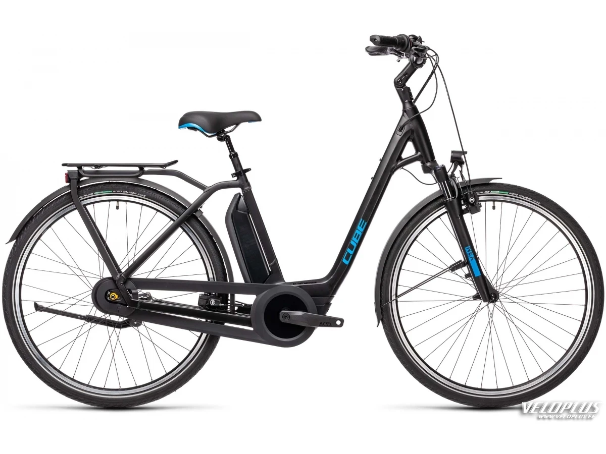 Bike Cube Town RT Hybrid Pro 500 black-blue Easy Entry 50 cm / S