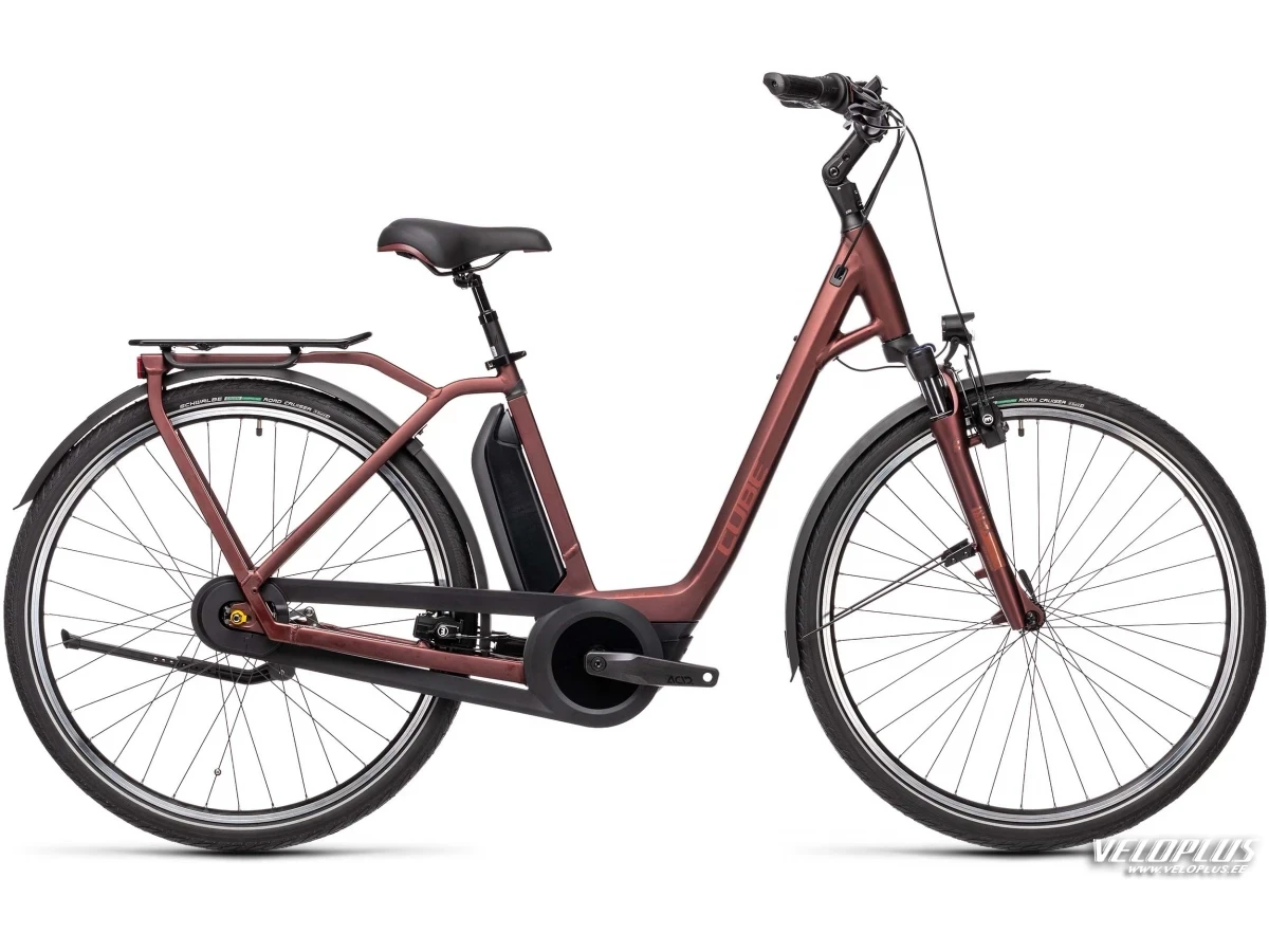 Bike Cube Town RT Hybrid Pro 500 red-red Easy Entry 50 cm / S