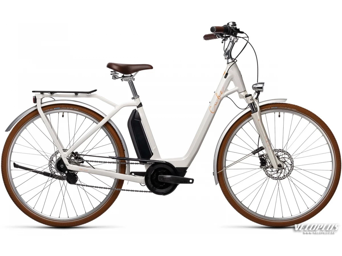Bike Cube Ella Cruise Hybrid 500 cream-orange Easy Entry 54 cm / S