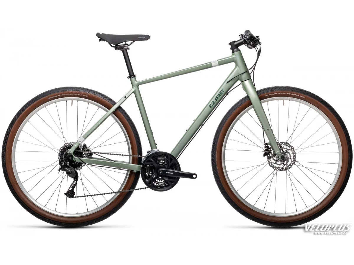 Hyde Bicycle Cube Hyde 54cm Bike Cube Hyde Green`n´grey 54 Cm M Veloplus