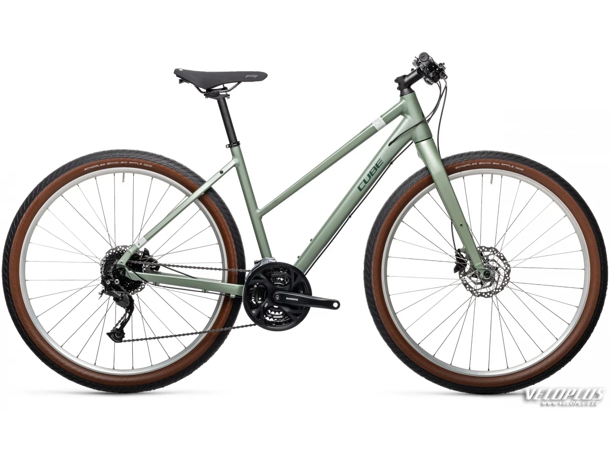 Bike Cube Hyde green`n´grey Trapeze 54 cm / M