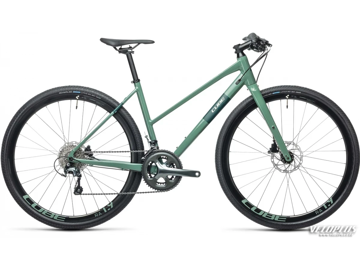 Bike Cube SL Road Pro greygreen-green Trapeze 47 cm / XS
