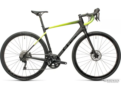 Ratas Cube Attain GTC Race carbon-kollane 53 cm