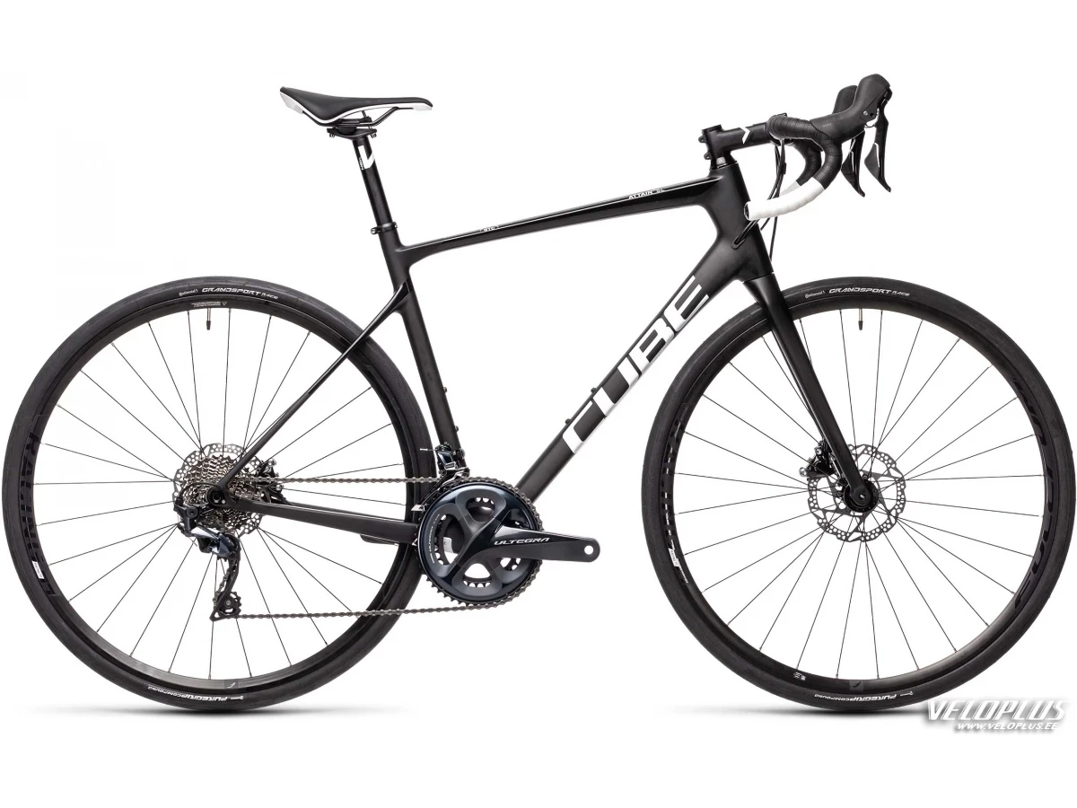 Ratas Cube Attain GTC SL carbon-valge 53 cm