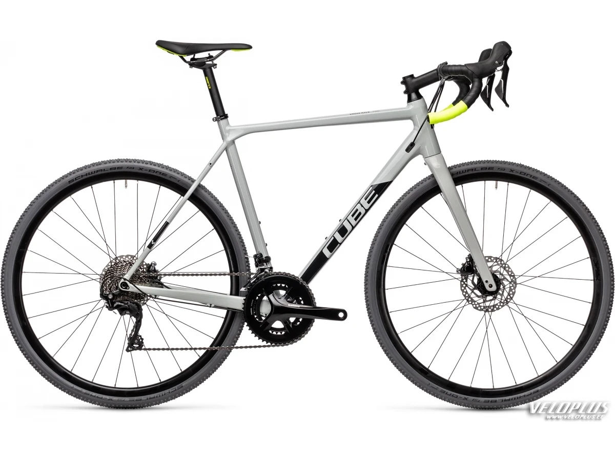 Bike Cube Cross Race Pro grey-flashyellow 56 cm