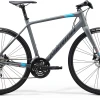 Polkupyörä Merida Speeder 100 matta viileä harmaa-sinipunainen XL(59) thumbnail 1