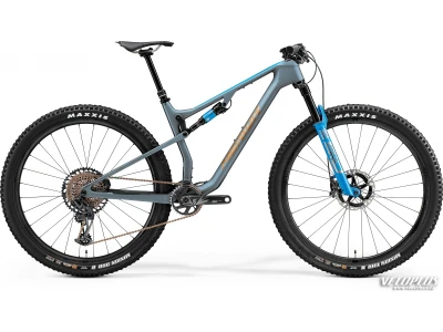 Bike Merida Ninety-Six 8000 matt steel blue-glossy brown 29" M(17.5")