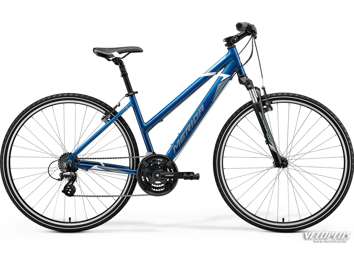 Ratas Merida Crossway 10-V Lady sinine-valge XS(42)
