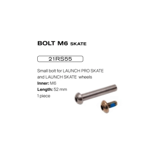 Bolt+nut M6*52 for KV+ LAUNCH PRO SKATE rollerskis