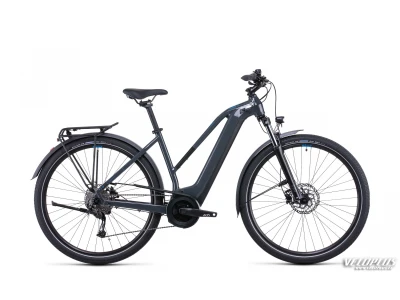 Bike Cube Touring Hybrid ONE 625 grey´n´blue Trapeze 50 cm / S