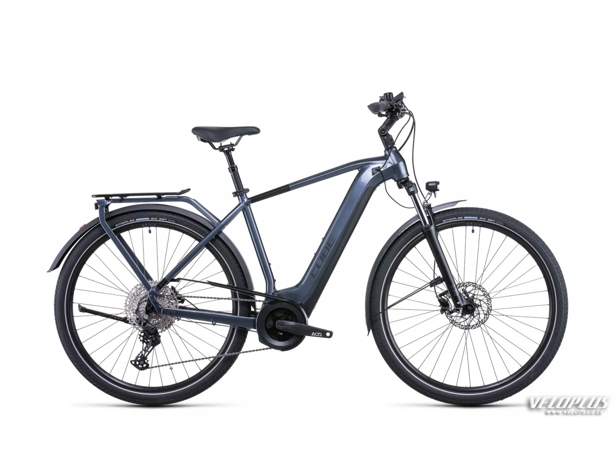 Ratas Cube Touring Hybrid Pro 625 metallicgrey´n´black 54 cm / M