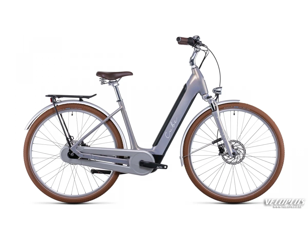 Bike Cube Ella Cruise Hybrid 500 pearlysilver´n´white Easy Entry 46 cm / XS