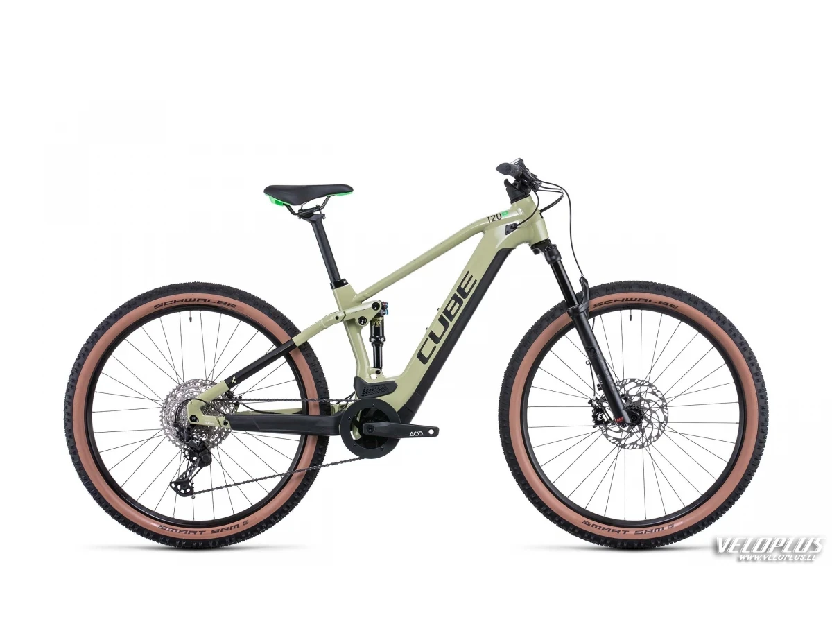 Ratas Cube Stereo Hybrid 120 Race 625 green´n´flashgreen 18" / 29 / M