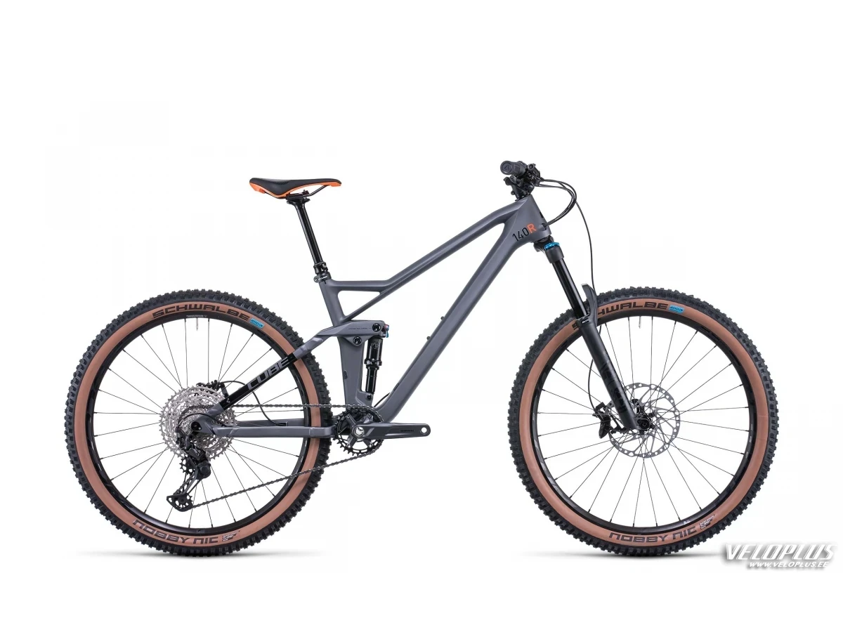 Bike Cube Stereo 140 HPC Race grey´n´orange L