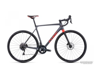 Ratas Cube Cross Race C:62 Pro grey´n´red 53 cm