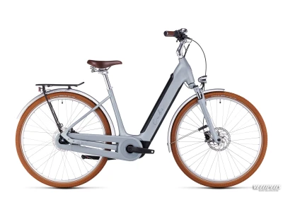 Ratas Cube Ella Cruise Hybrid 500 metallicstone´n´grey Easy Entry 46 cm / XS