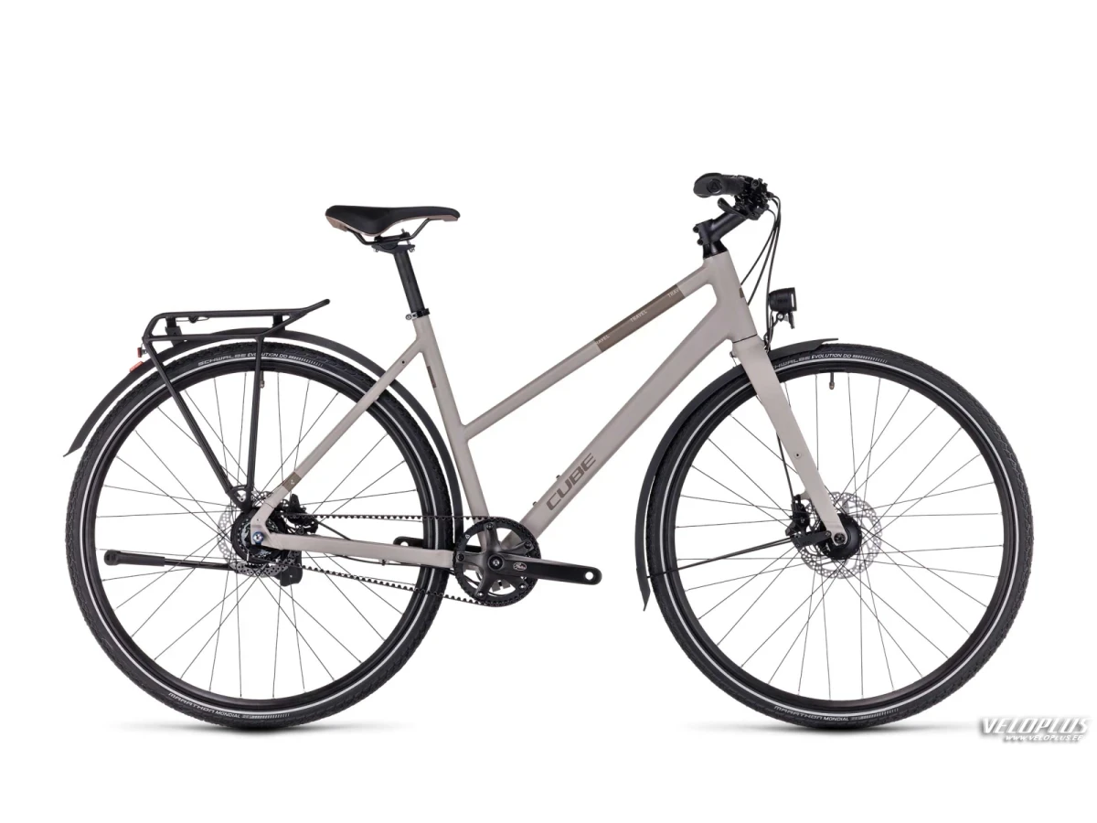 Bike Cube Travel EXC oatgrey´n´taupe Trapeze 46 cm / XS
