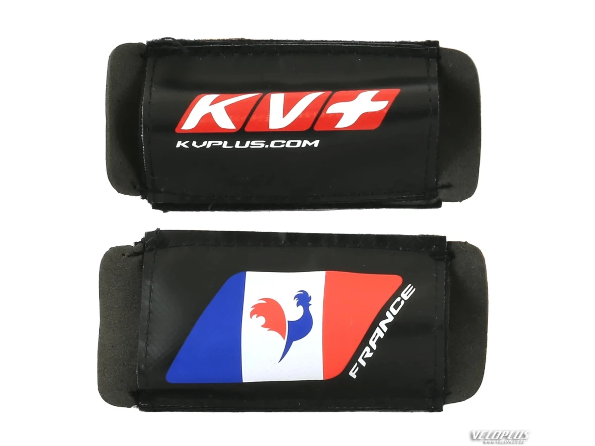 Suusakinnitid KV+ Prantsusmaa lipuga mustad (1tk)