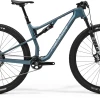 Bike Merida NINETY-SIX RC XT III2 SILK STEEL BLUE(BLACK/SILVER) XL