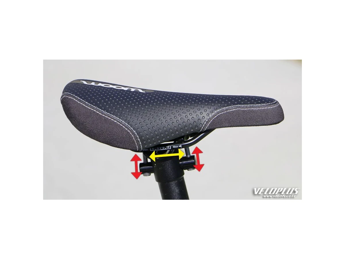 Sēdekļa stute WOOM ORIGINAL/OFF/NOW 4–6 AL 27.2x300 melna