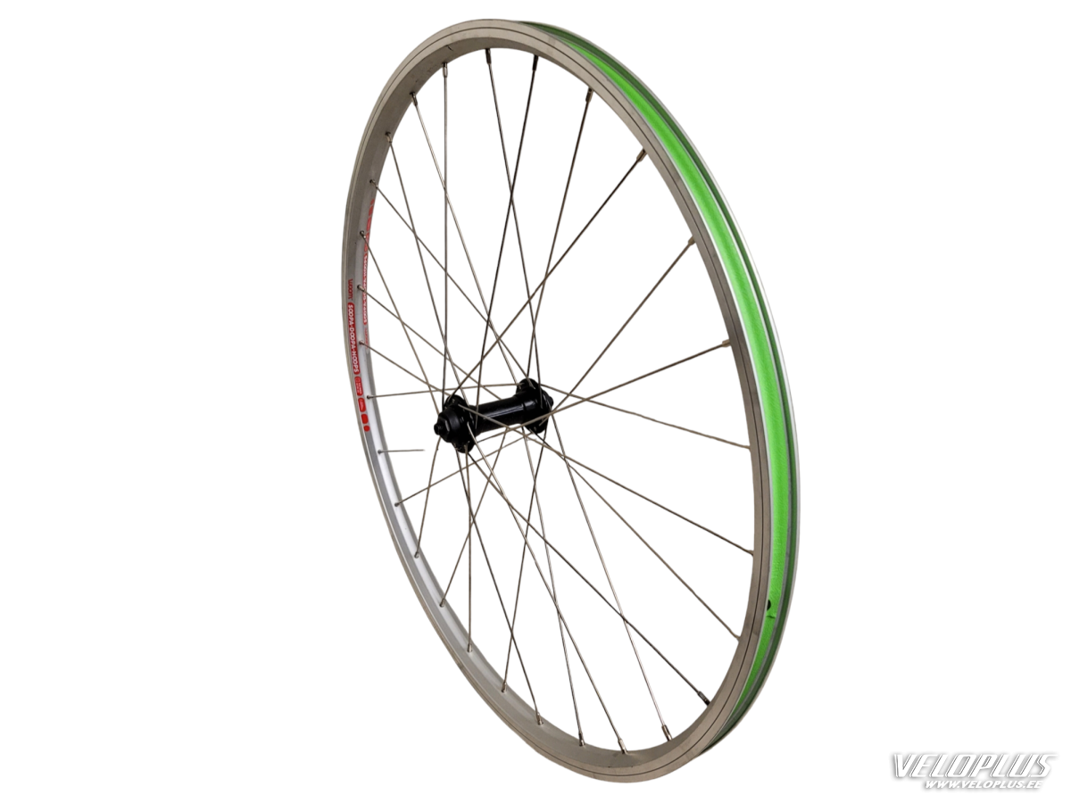 Front wheel WOOM 6 26" rel G 28H QR silver