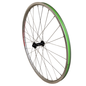 Front wheel WOOM 6 26" rel G 28H QR silver