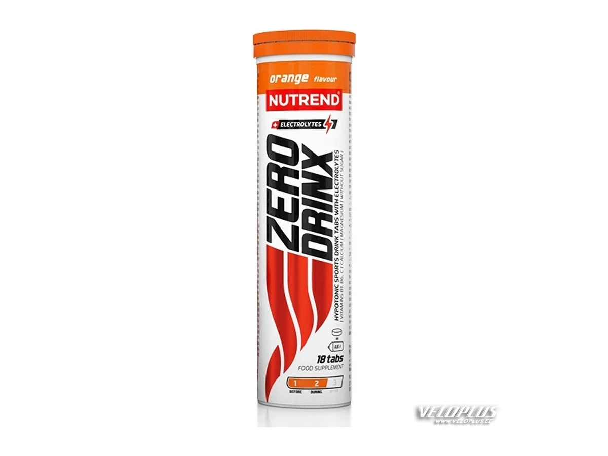 Spordijook Nutrend Zerodrink TBL 18 tbl, apelsin