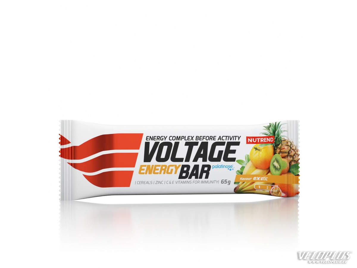 Nutrend Voltage Energy batoon 65 g, eksootilised viljad