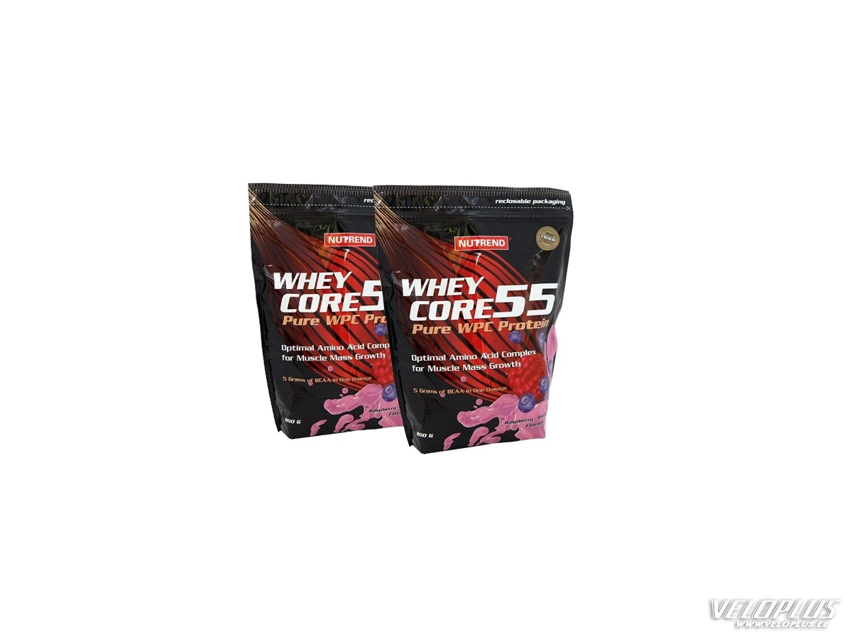 Whey Core 55 800g. Raspberry and blackberry.