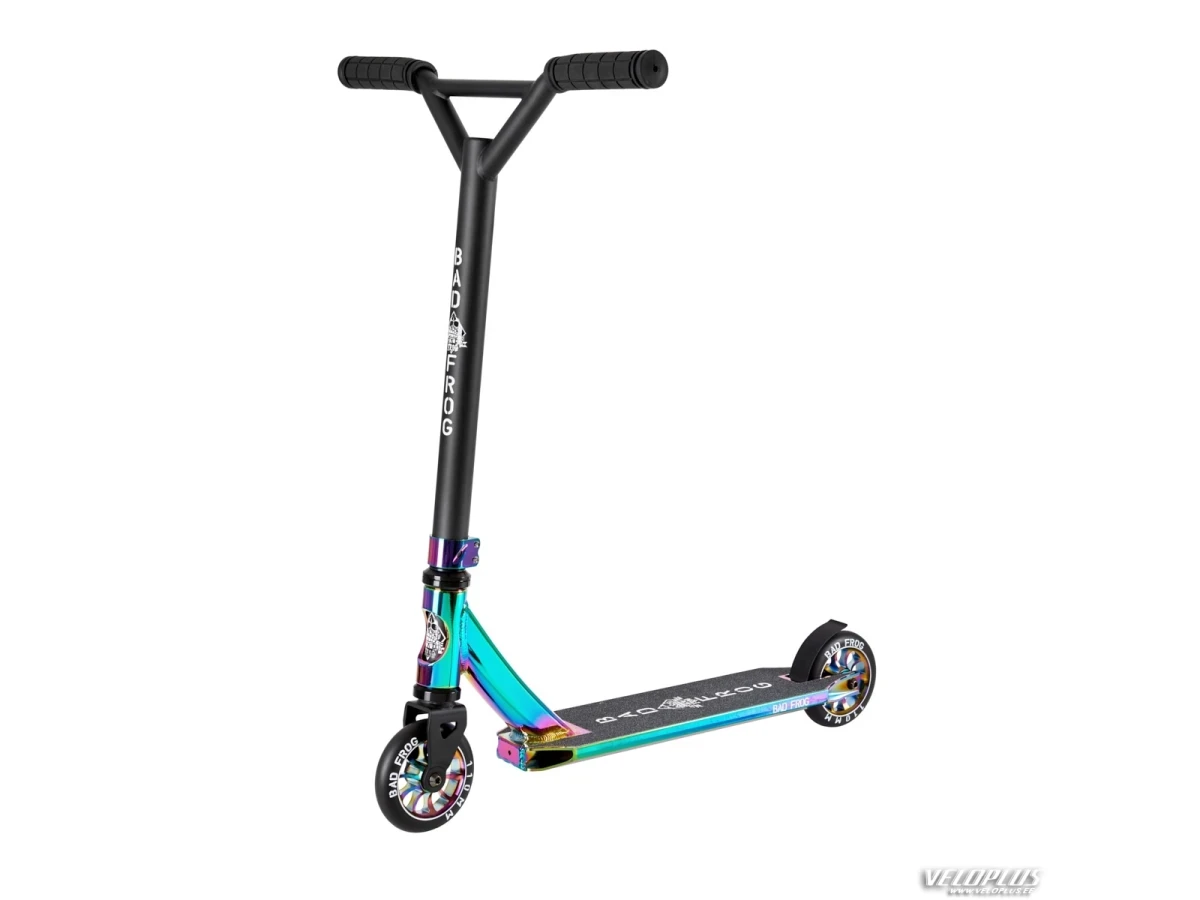 Stunt scooter BAD FROG JUNIOR neochrome