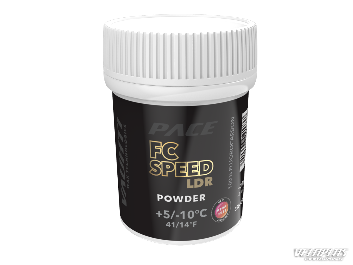 Fluorpulber VAUHTI FC SPEED POWDER LDR +5...-10°C 30g