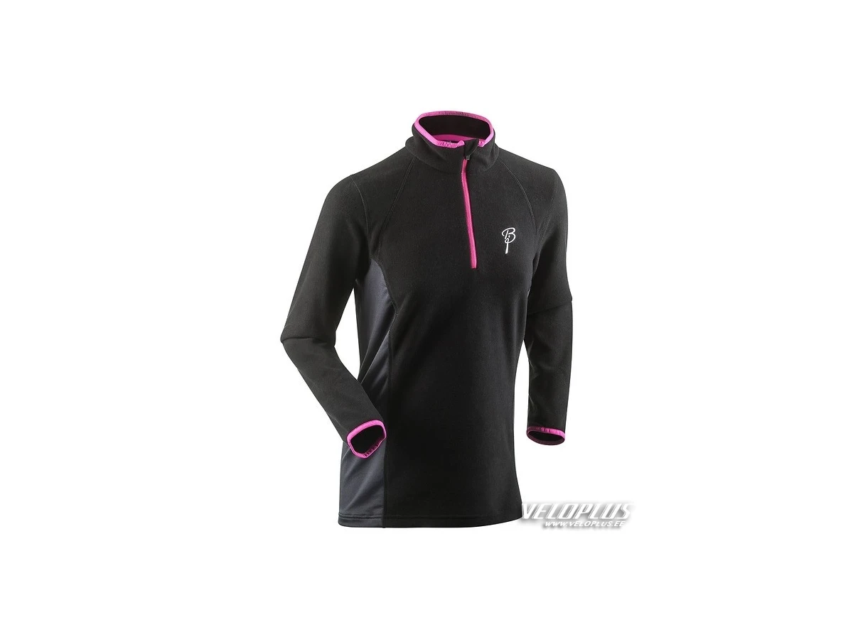 Fleece Björn Daehlie Half-Zip Icy black-pink Wmn M