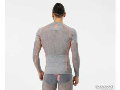 Björn Daehlie Shirt Airnet Wool men grey L