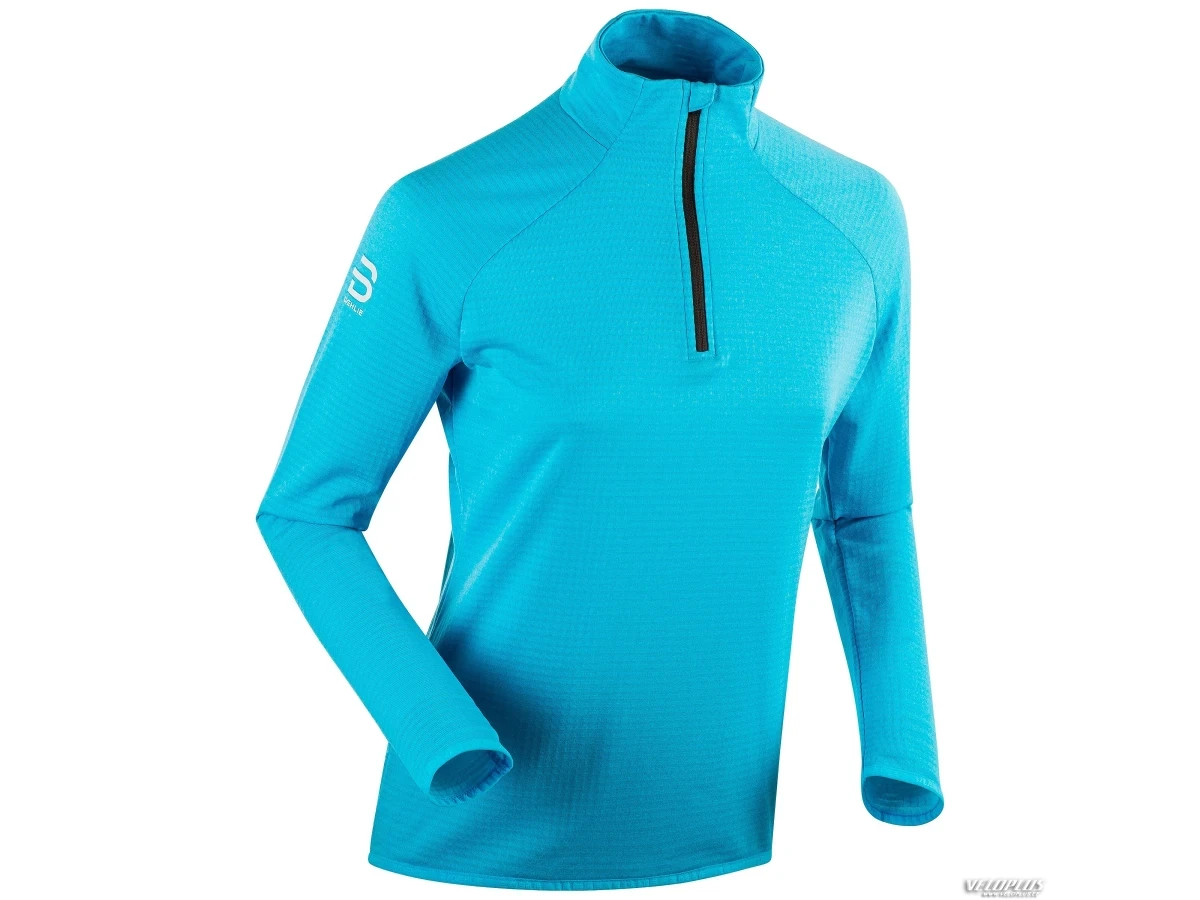 B/DAEHLIE  HALF ZIP FLEX WMN aquarius S