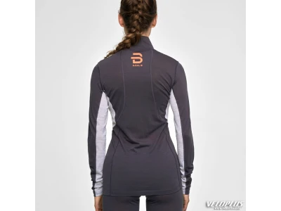 B/DAEHLIE TRAINING WOOL LS HALF ZIP WMN iron M