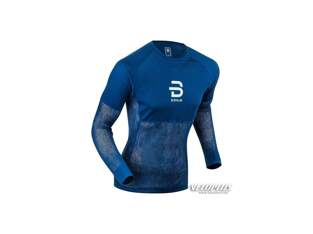 Björn Daehlie Shirt Airnet Wool LS men blue L