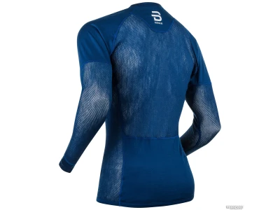 Björn Daehlie Shirt Airnet Wool LS men blue L