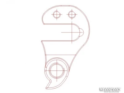 Derailleur hanger Merida DH-019 Warp
