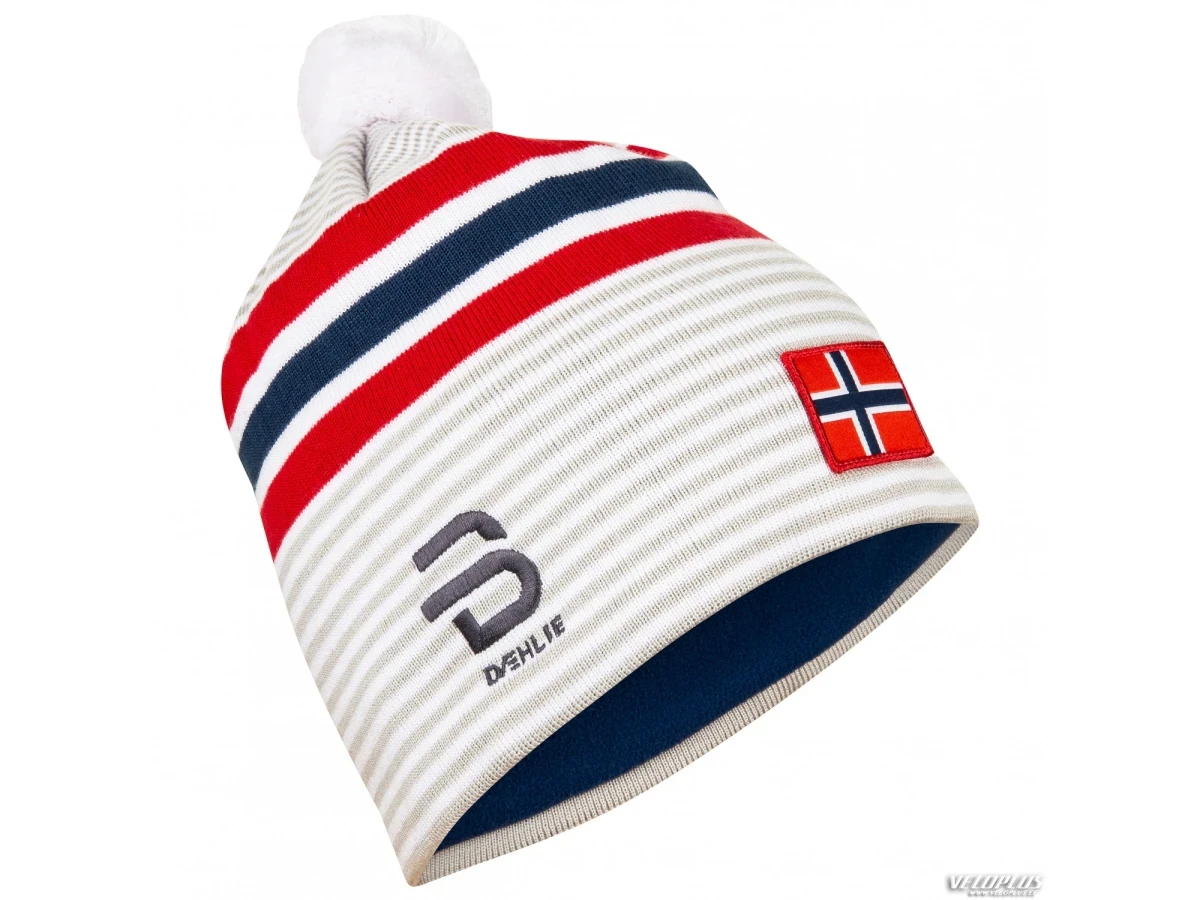 Hat B/DAEHLIE NORDIC snow white norwegian flag OZ