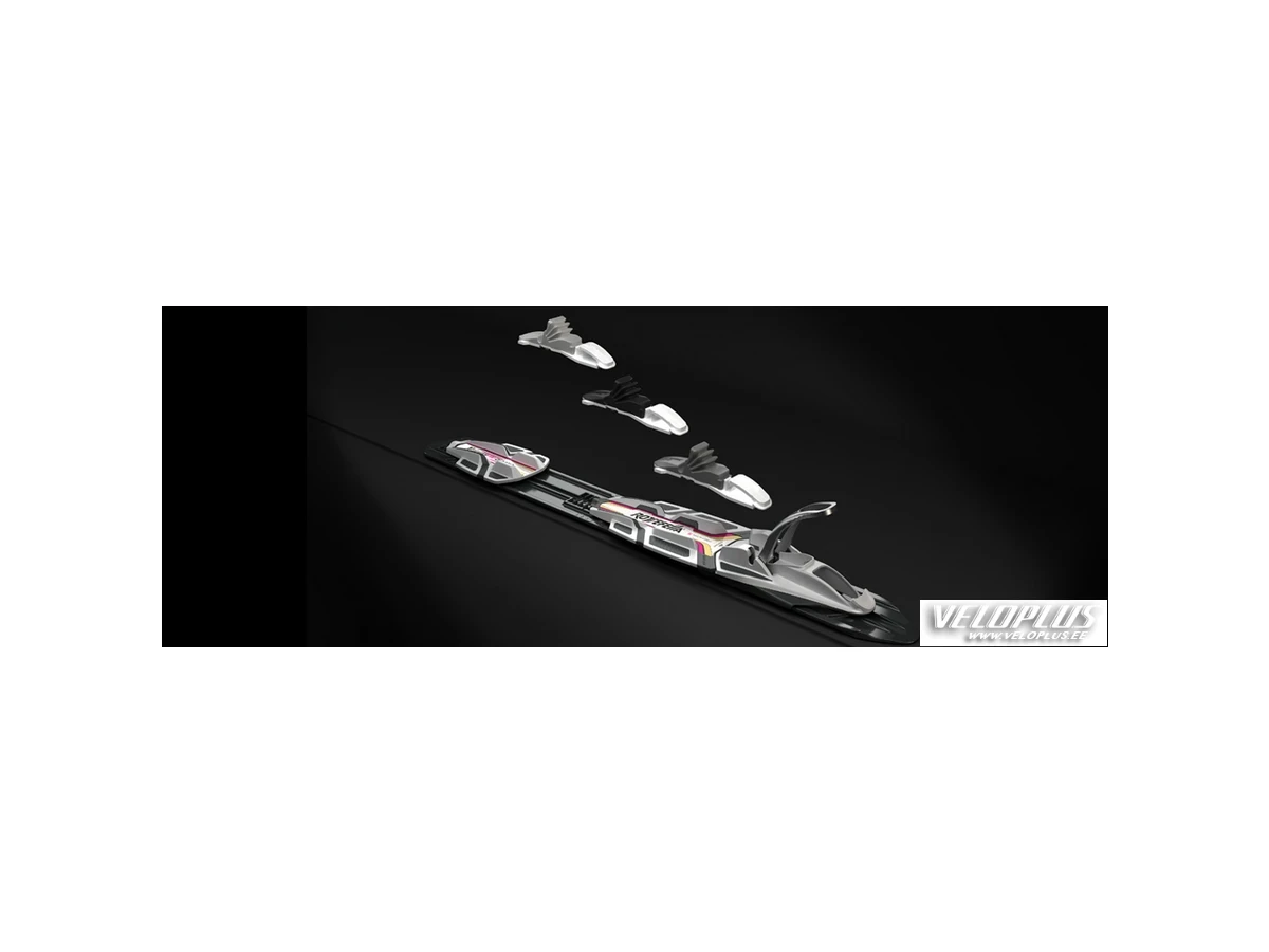 ROTTEFELLA XCELERATOR CLASSIC FLEXOR HARD Grey for Double Poling / Roller Skis (pair)