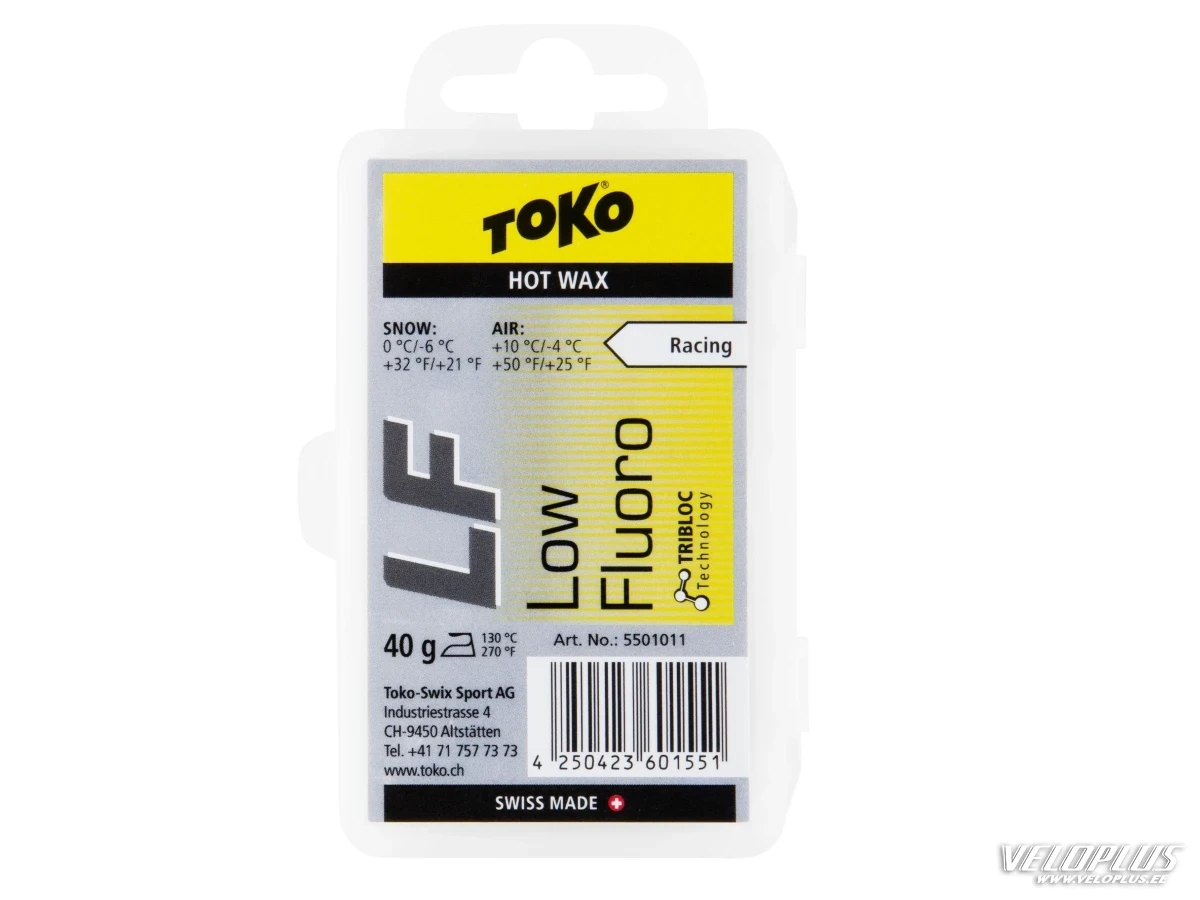 Toko ski wax HF Tribloc yellow 0 to -6