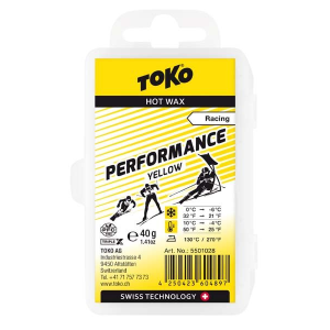 Slīdēšanas vasks TOKO PERFORMANCE YELLOW +10…-4°C 40g